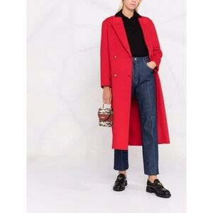 Sandro mystere double-breasted coat 048000